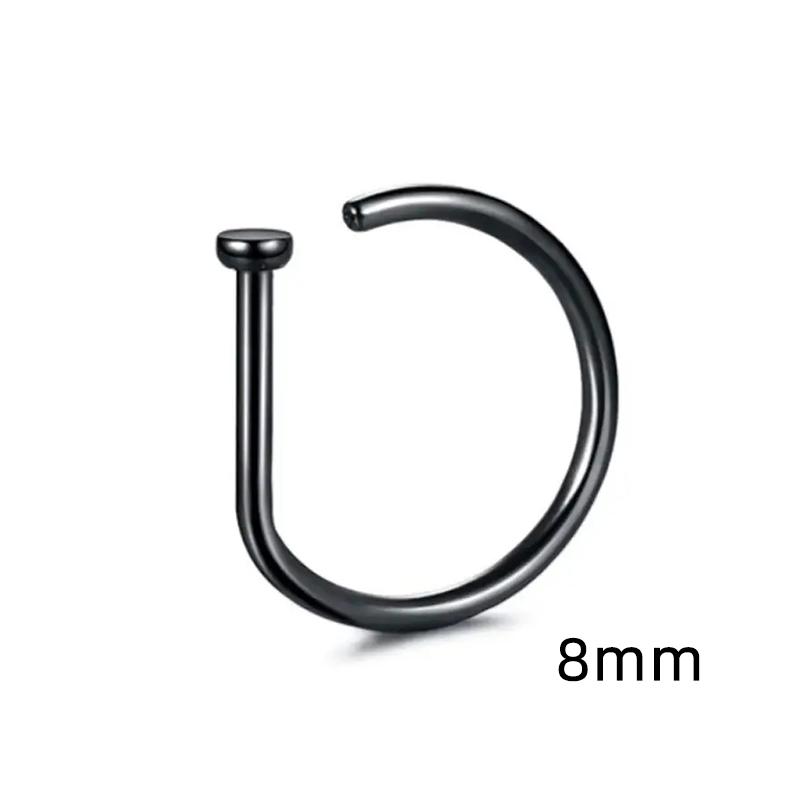 

Huitan Trendy Simple Style Nos Rings Women s Daily Wearable Jewelry Cool Girl Fashion Lady Punk Party Accessories Dropshipping