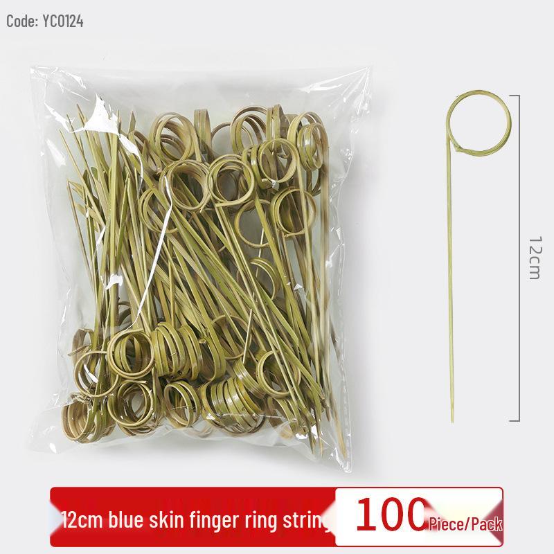 Creative Bamboo Fruit & Flower Picks for Parties, Cocktails, Burgers, & Easter Decorations