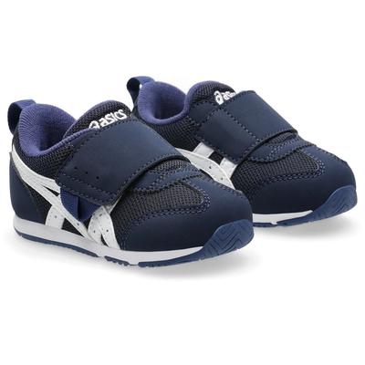 Baby Basic Low Single In Various Navy Cm [Sukusuku] Shoes, Cut, Belt, [Available Colors], Blue/white, 389, 14.0