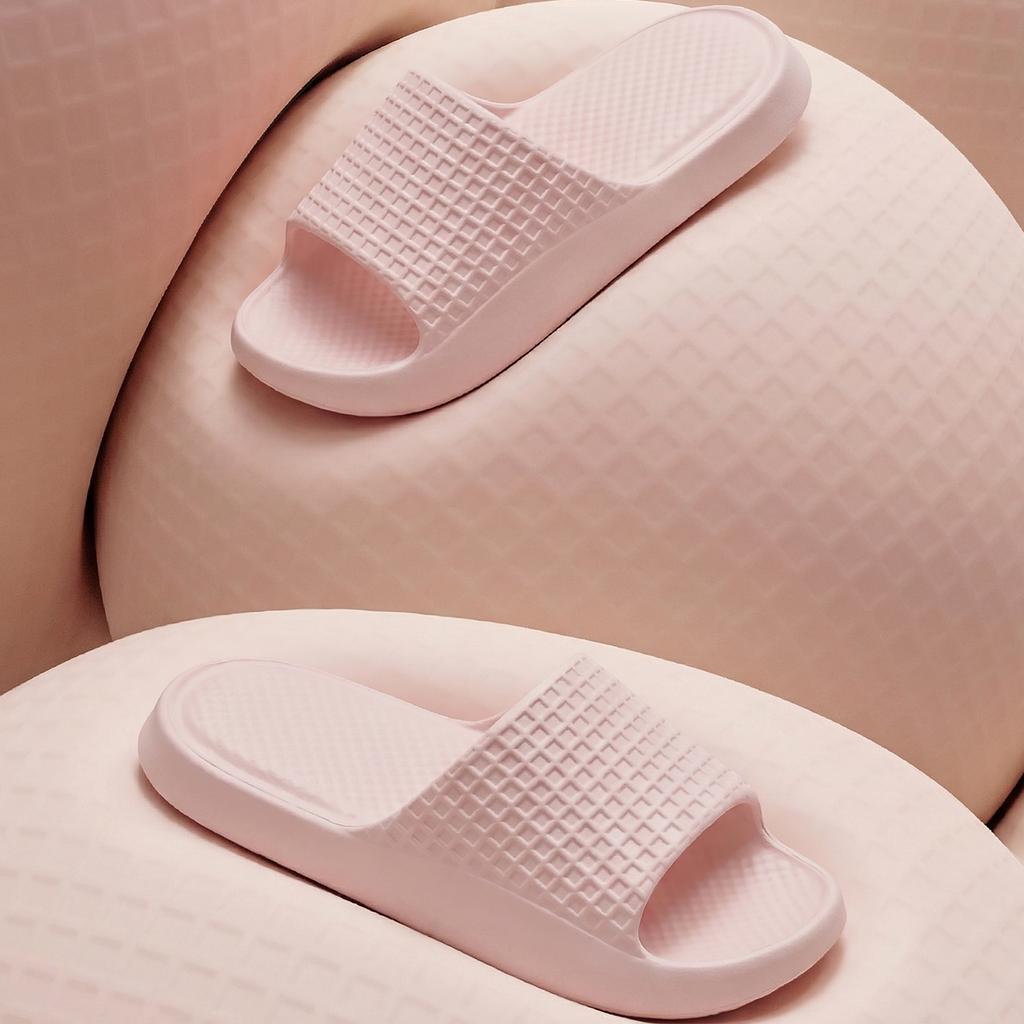 Summer Women Home Slippers Flat Soft Beach Slides Comfortable Non-slip Slippers Lightweight Men Bathroom Slippers