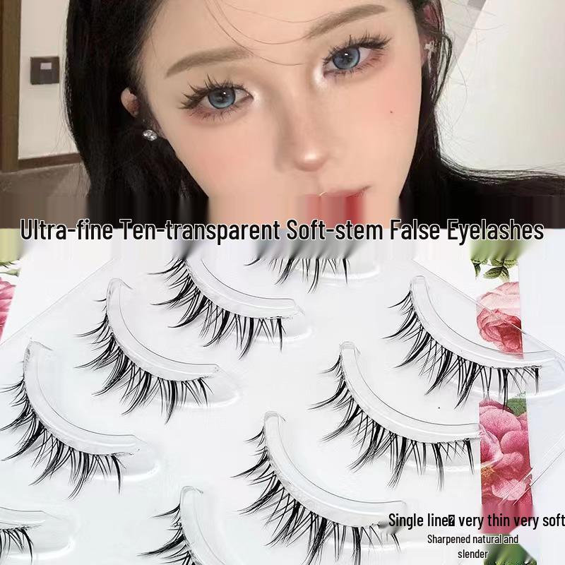 

DFY-29 Little Devil Thai Short False Eyelashes with Transparent Soft Band
