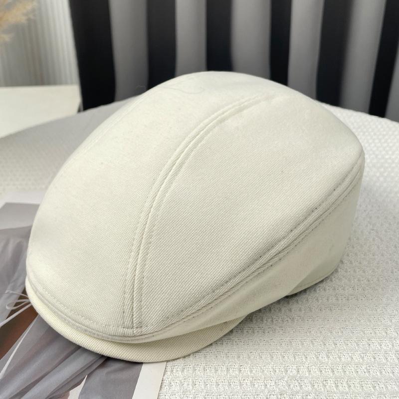 Japanese Wind Forward Hat Children'S Summer Big Head Circumference Versatile Newsboy Hat British Style Painter Hat Duck Tongue Beret