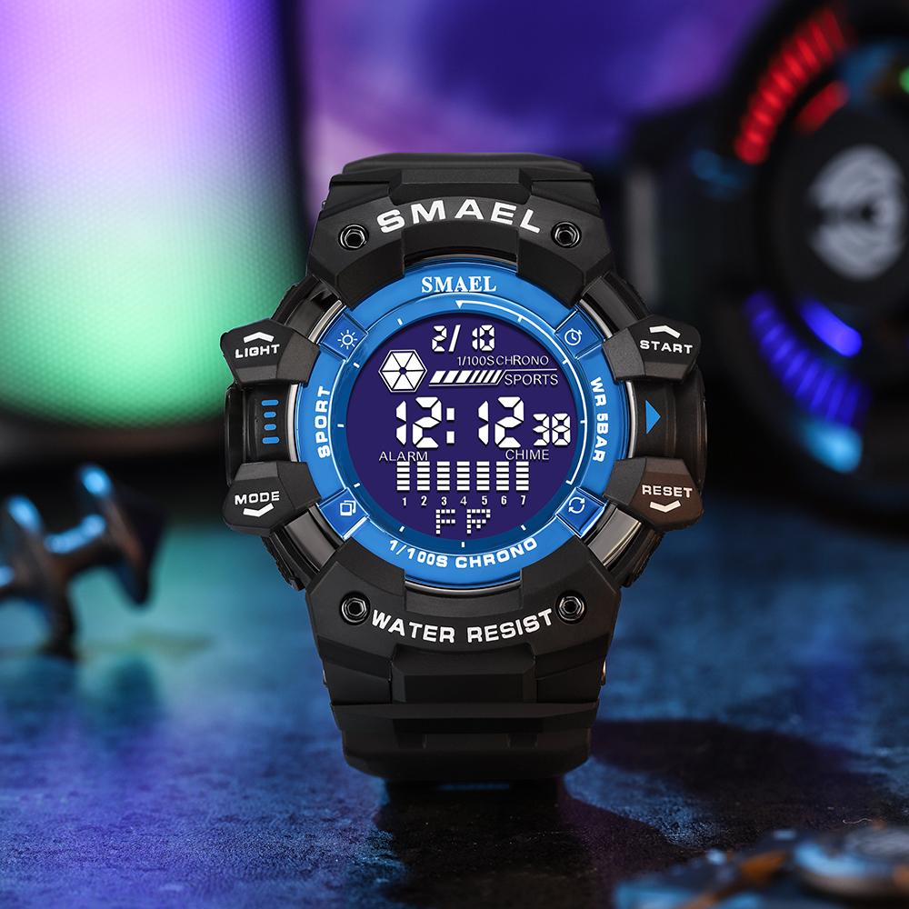 Men Watches Luxury Man Military Watch 8050 Waterproof Big Dial Fashion LED Backlight Sport Digital Watch For Men