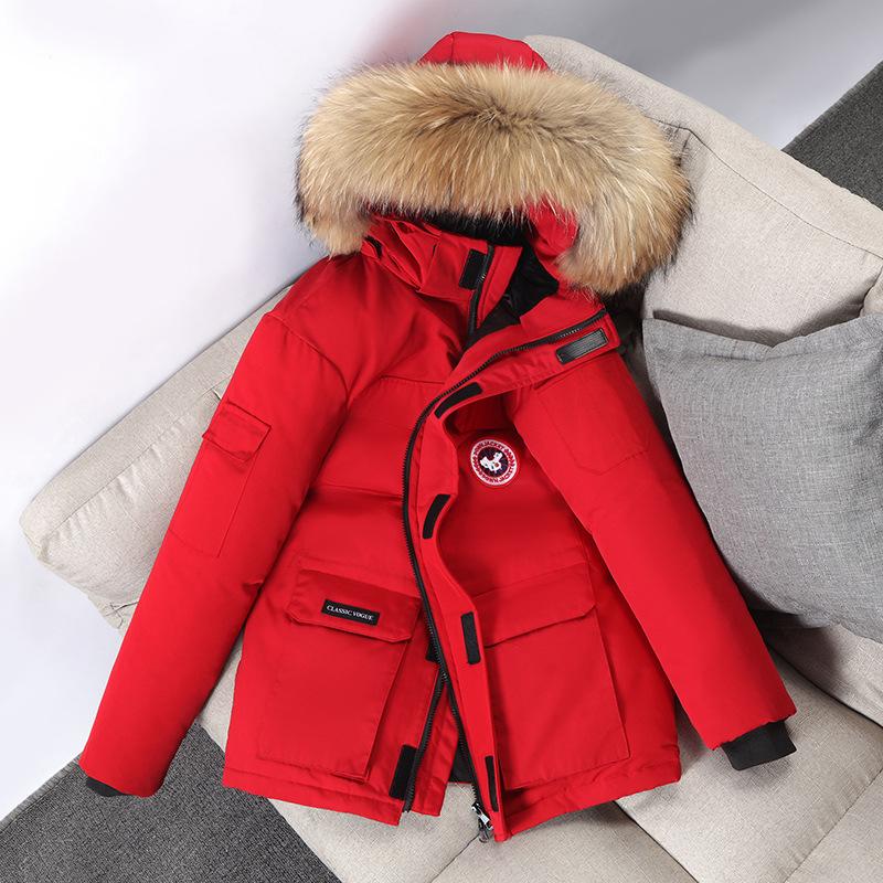 Giacche in Piuma Invernali 2025 da Uomo e da Donna di Media Lunghezza Workwear Coreana Ispessita Giacca per Coppia Giacca Invernale