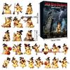 2026 Halloween Witch, Ghost & Goblin Countdown Calendar with Acrylic Pendant Blind Box