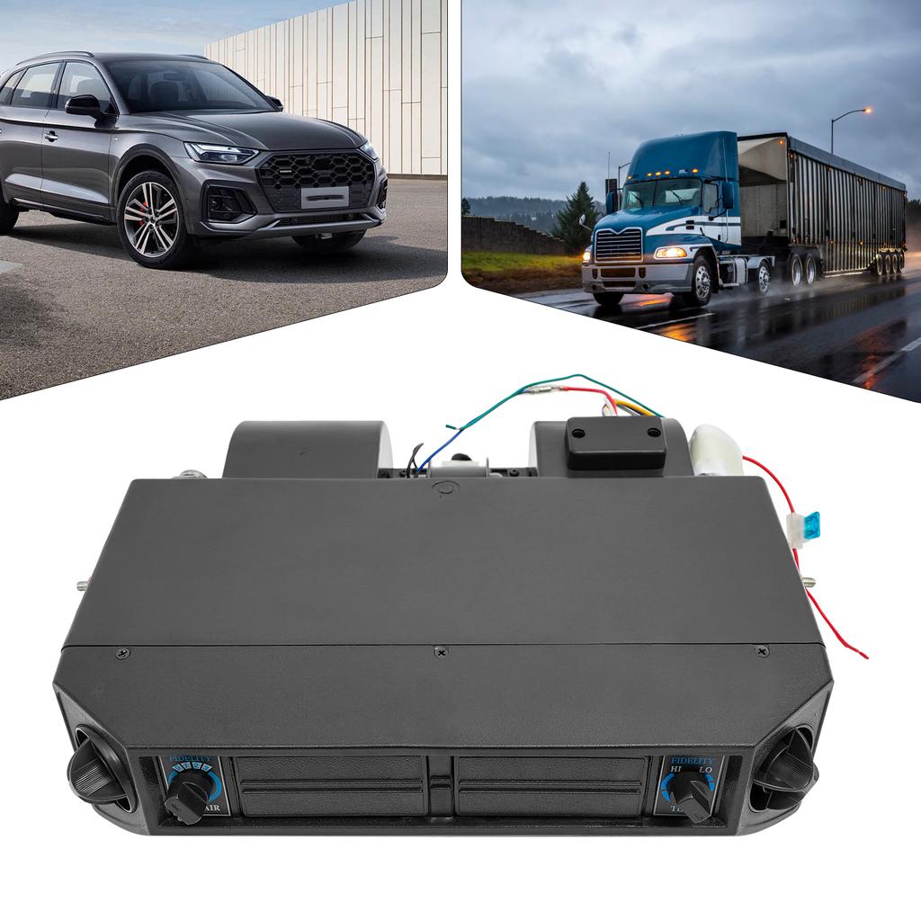 Universal Under Dash AC Evaporator Kit, 3-Speed Direct-Fit 12v Air Conditioner for Car, 880CFM Airflow Car Electric AC Kit
