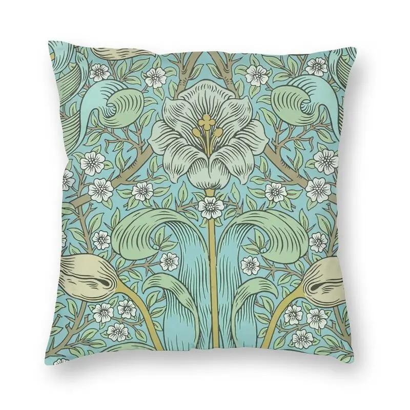 Floral Pattern Bedroom Pillowcase Living Room  Decor Strawberry Thief Red Cushion Cover