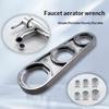 1/2Pcs 2 In 1 Faucet Aerator Wrench Water Flows Adjusting Faucet Bubbler Wrench Plumber Home Bathrooms Faucets Maintaining Tools