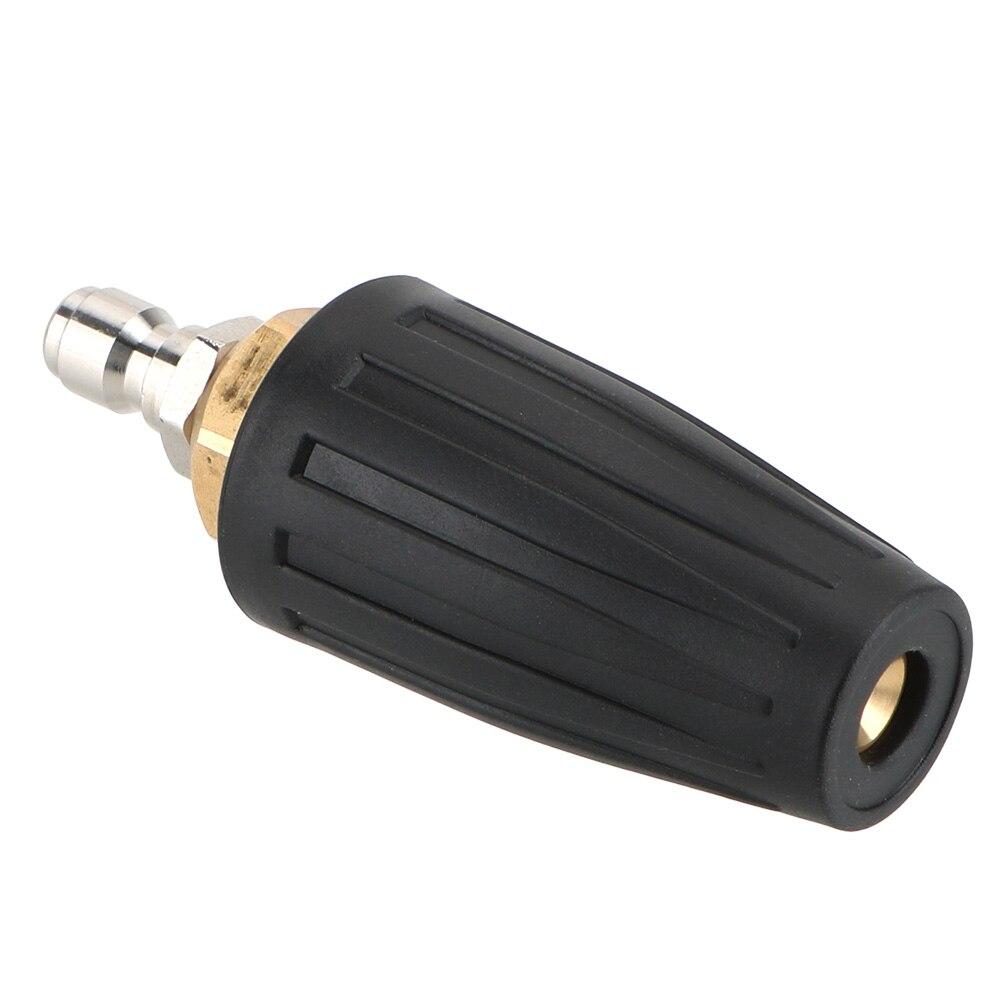 High Pressure Car Washer Turbo Nozzles Rotary Pivoting Coupler Jet Sprayer For Quick Connector Cleaning Tools