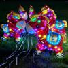 Glowing 4D Cartoon Foil Balloons Horse Stand Walking Balloon Wheel Accessories With Wheel For Kids Birthday Party Decoration