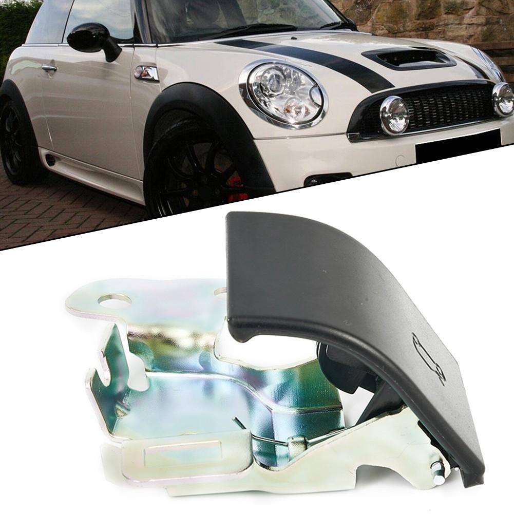 Czarna Srebrna Klamka Uwalniania Masy do Mini Cooper R55 R56 R57 51237149591