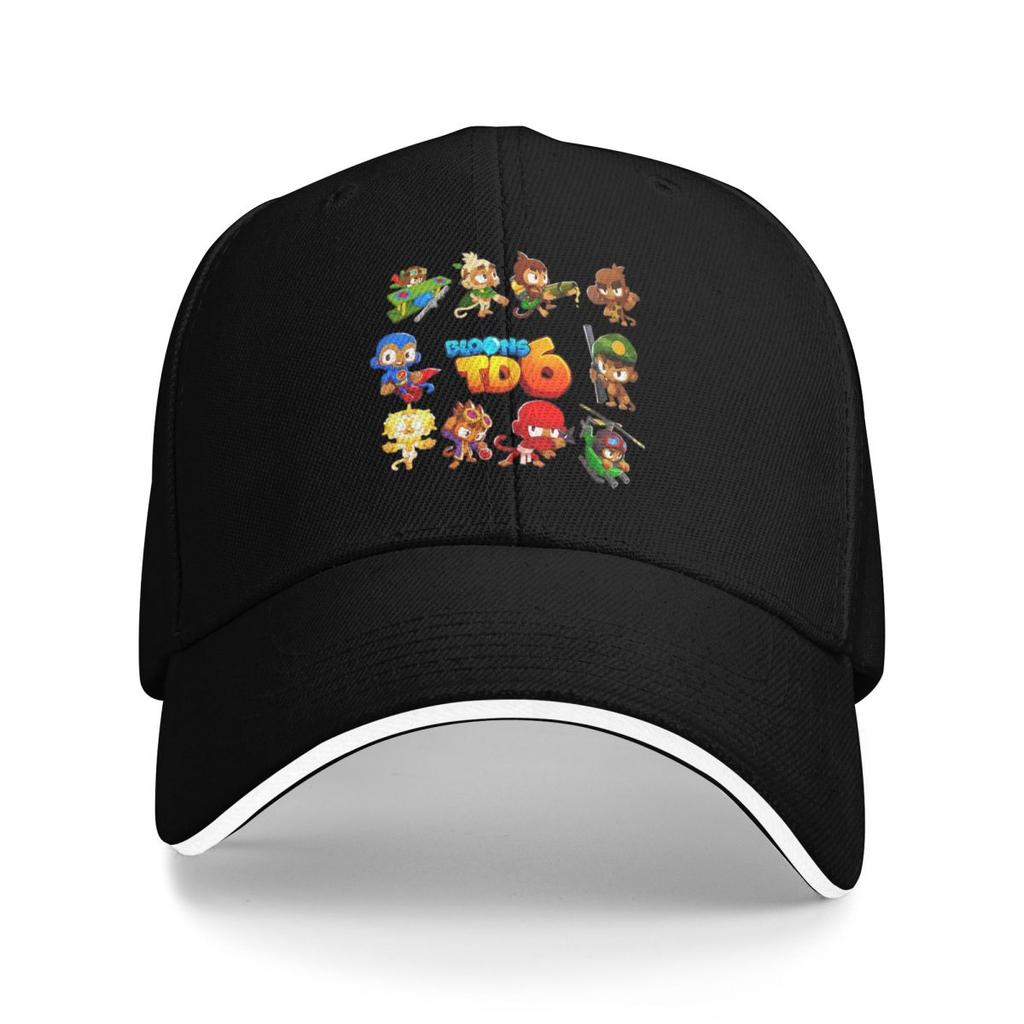 Unisex Baseball Hats BTD6 Compilation Outdoor Streetwear Summer Sports Baseball Caps Hip Hop Cap Casquette Polychromatic Hats