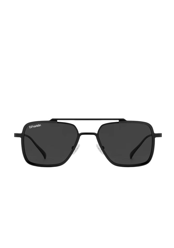 Dee Franklin Muni SQ Sunglasses, Black/Smoke, DFSU907001-BLAC