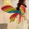 Party Balloon Inflatable Angel Wing Balloon Colorful Fairy Wing Balloon Back Hanging Balloon DIY Decor
