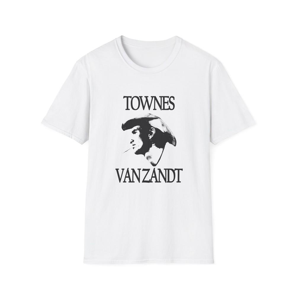 

townes van zandt custom fan art light tshirt M