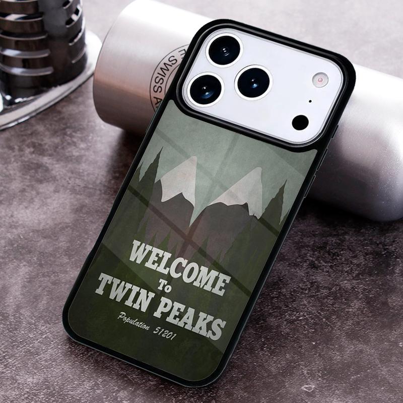 Best New Design Welcome to Twin Peaks Phone Case For iPhone 17 16 15 14 13 12 11 Pro Max Plus 17Air Soft Silicone Cover