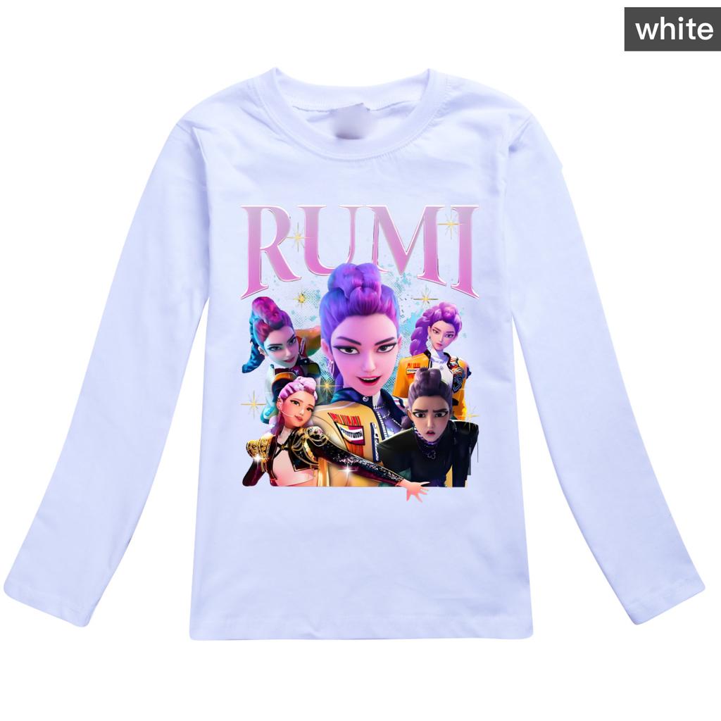 Sudaderas con capucha Kpop Cazadores de Demonios para niños Ropa para bebés niñas Otoño Casual Niños Anime Jerséis Sudaderas para niños Tops con capucha casuales