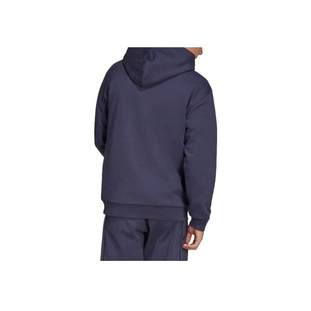 Adidas Originals Embroidered Logo Hoodie Unisex Tops Shadow-Navy HN0380