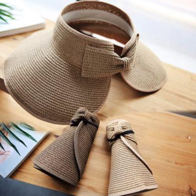 Holic Women's Straw Hat with a Round Brim and UV Protection Summer Hat