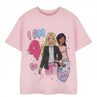 Girls Short-Sleeved 4th Birthday T-Shirt