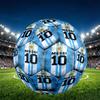 football player Print Size 5 Soccer Ball, PU Wear Resistant Football for Match Training and Daily Practice, Birthday Gift for Soccer Fans