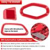 Carbon Fiber Door Lock Switch Button Glove Box Handle Switch Cover Trim for Chevrolet Corvette C7 Z06 Z51 ZR1 Stingray Grand Sport 2014 2015 2016