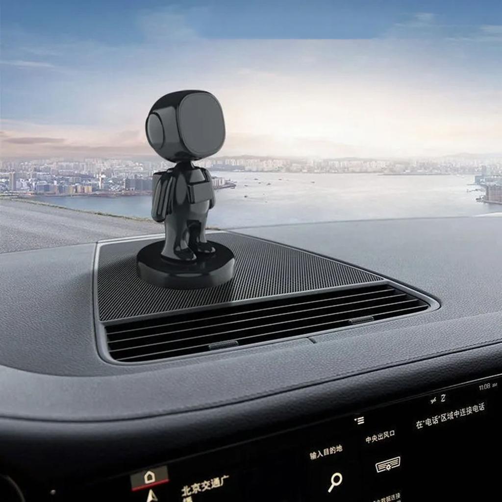 Magnetic Phone Holder for Car Astronaut Shaped Strong Magnetic Attraction 360 Degree Rotating Car