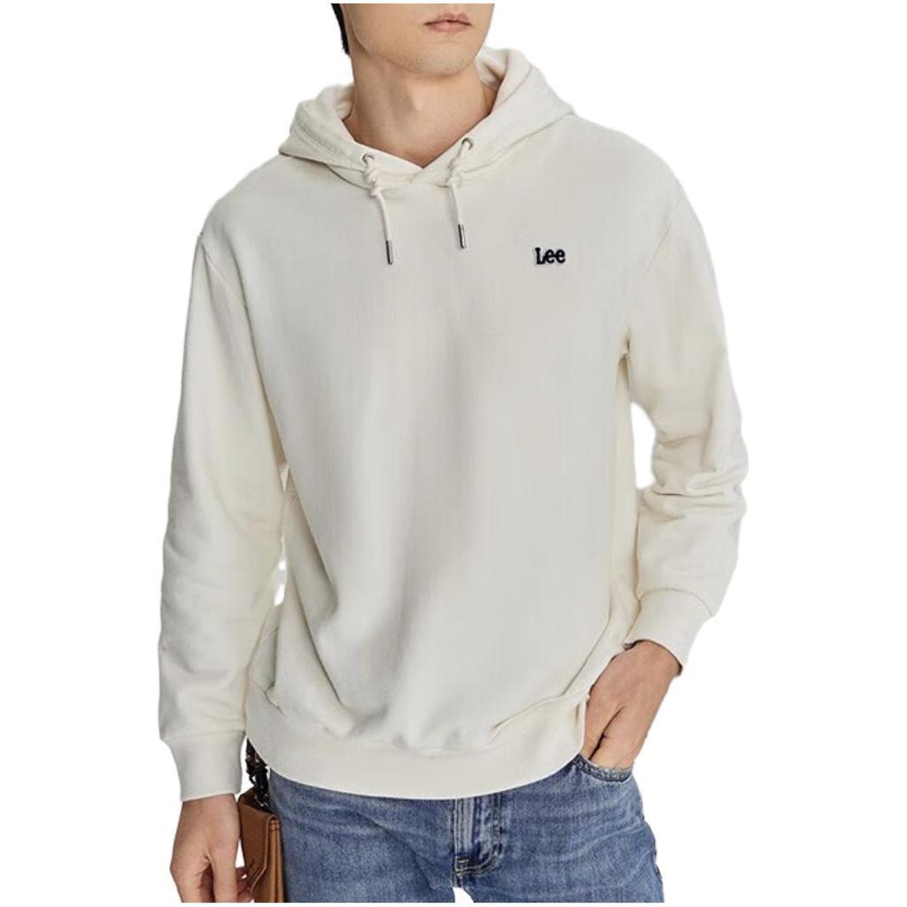 Lee Sweatshirts Men's Milk Coffee Hooded Moderate Other LMT006772201764