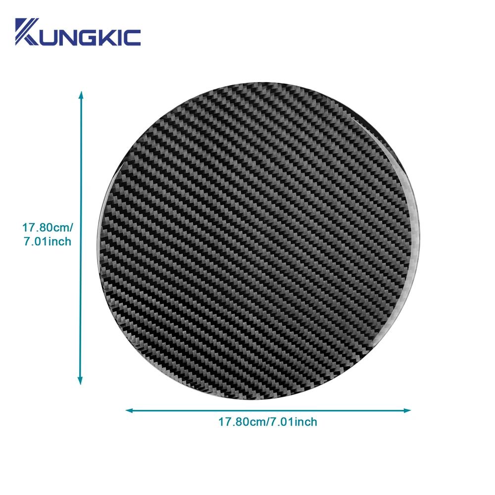 Carbon Fiber Fuel Tank Cap Cover Sticker for Mazda 3 Axela 2019-2025 LHD RHD Interior Accessories