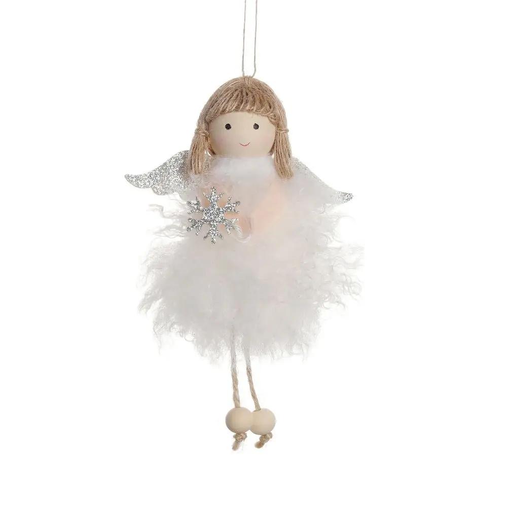 Multiple styles Cartoon Angel Pendant Durable Cute Christma Ornaments Handmade Xmas Angel Ornaments Kindergarten