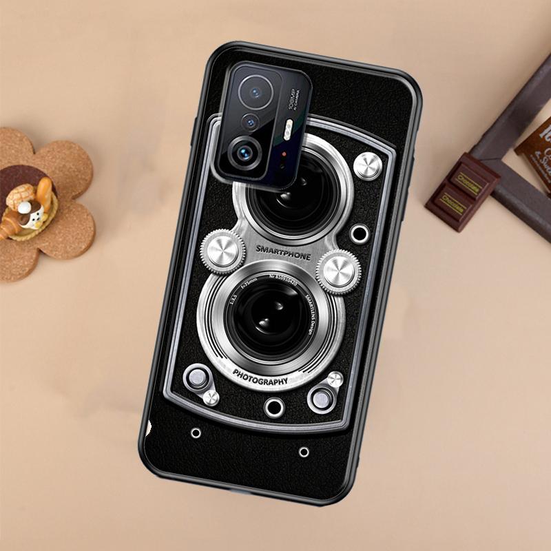 Classic Camera Lens Case For Xiaomi 13 14 Ultra 11T 12T 13T 14T Pro POCO X7 Pro X3 X5 X6 F3 F5 F6 M6 Pro Cover