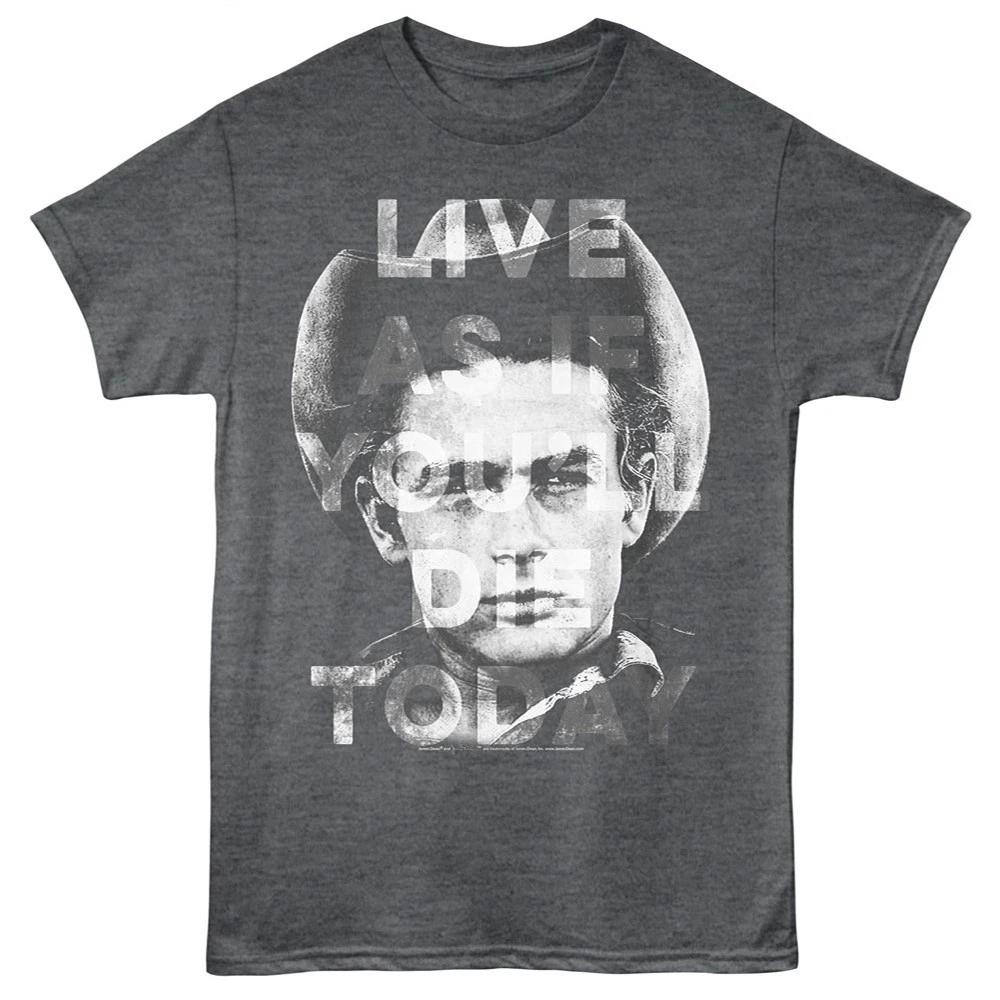 James Dean 1950 s Legend Live As If You ll Die Today Men s T Shirt S