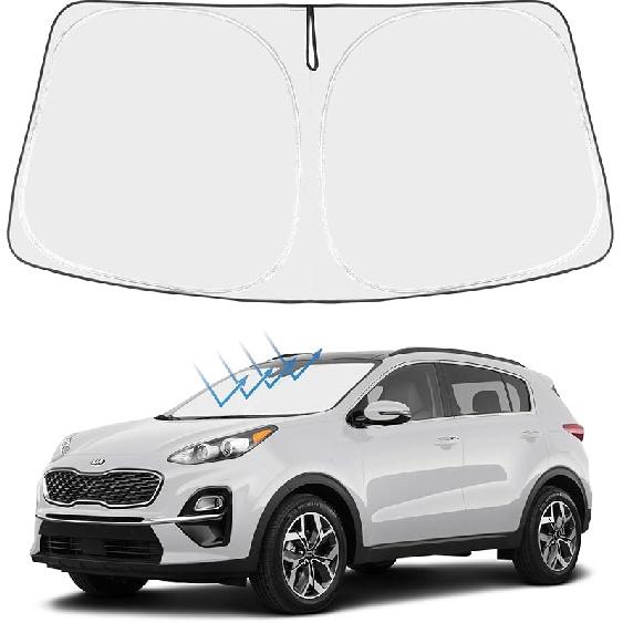 Proadsy 2025 Upgrade Front Windshield Sun Shade Foldable RAV4 Sunshade Protector Fit -2025 RAV-4 SUV Crossover, TRD Off-Road, LE XLE Premium Limited