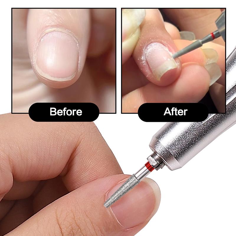 Broca de Unha Cônica Afiada Limpa Cutícula Broca Profissional de Carboneto Para Remoção de Esmalte em Gel Ferramentas de Manicure Duráveis Nail Techs