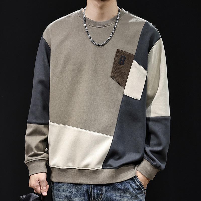 

Men s Trendy Heavyweight Color Block Hoodie - Autumn 2026 Plus Size Collection 4XL (200-220 lbs)