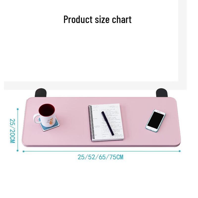 No-Drill Desktop Keyboard Tray & Hand Rest Extension