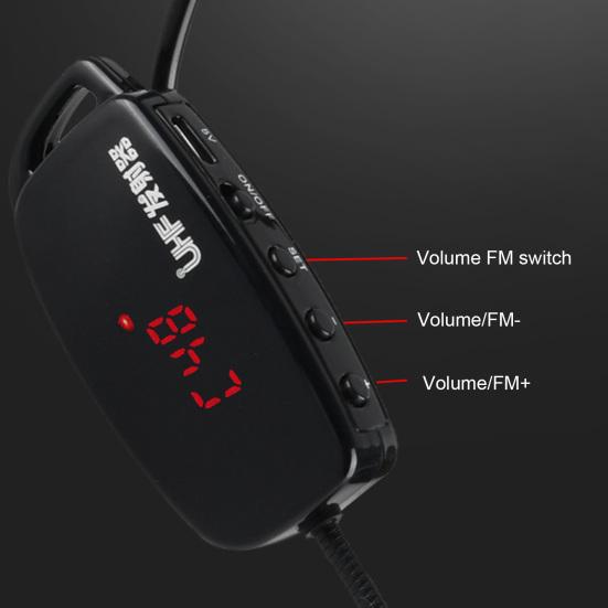 Mini Portable Wireless Microphone Rechargeable Voice Amplifier for Classroom