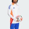Adidas American Retro Football Training Half-Zip Long Sleeve Sweatshirt Men Sweatshirt White JF4197