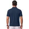 Men's Business Casual Polo Shirt Short Sleeve Knitted Fabric Soft Breathable Comfortable Fit Classic Collar Button Placket