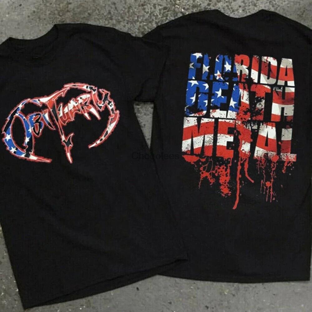 HOT Vintage Obituary Florida Unisex S-234XL Black Shirt 2 sides NG2630 Unisex T-Shirt