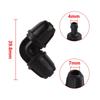 1/4" Rohr Verriegelbare Verbinder Wasserverteiler T-Stück Kupplung 4/7mm Schlauchkupplungen Gartenbewässerung Tropfbewässerung Fittings 5/10/20 Stück