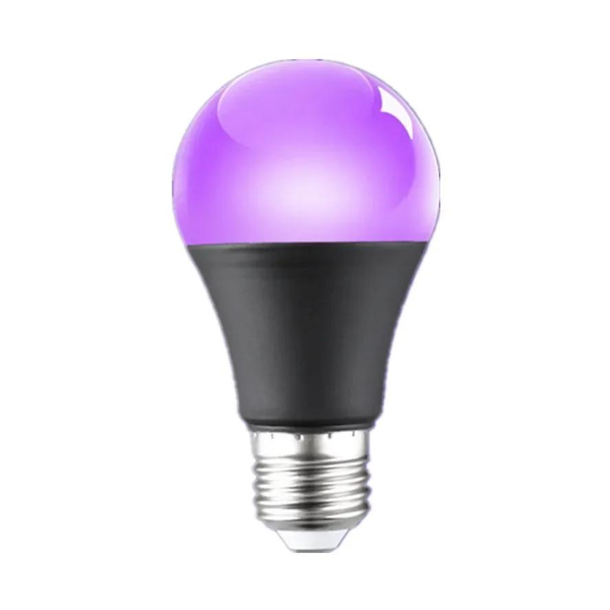 12W Purple Light Bulb Glow Halloween light bulb Party Supplies Party Lamp Blacklight Bar Decoration E27 UV Atmosphere Bulb