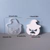 Pumpkin Silicone Mould White Emoticon Pumpkin Mold Halloween Light Mold Compact Plaster Drip Mold For Halloween Party Birthday