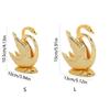 Rustproof Golden Swan Napkin Holder Handmade Vertical Napkin Rack European Tissue Stand  Home