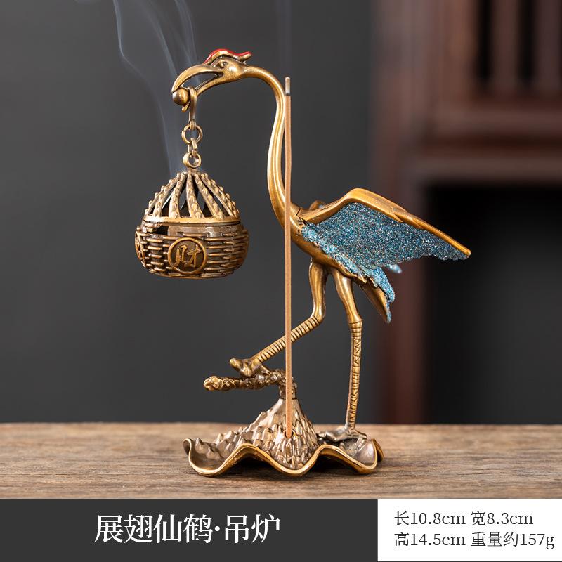 Hohler Aromatherapie Räuchergefäß Räucherweg Kleines Räuchergefäß Innen Hoher Fußofen Büro Teestube Dekoration