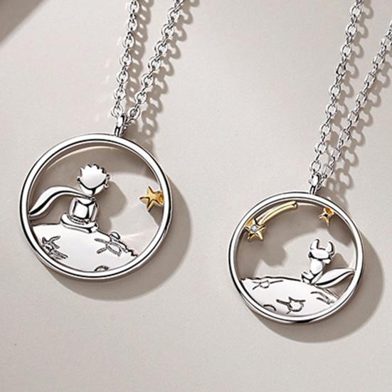 Light Luxury Delicate Scratch-resistant Valentine's Day Gift Little Prince Choker Necklace Dating