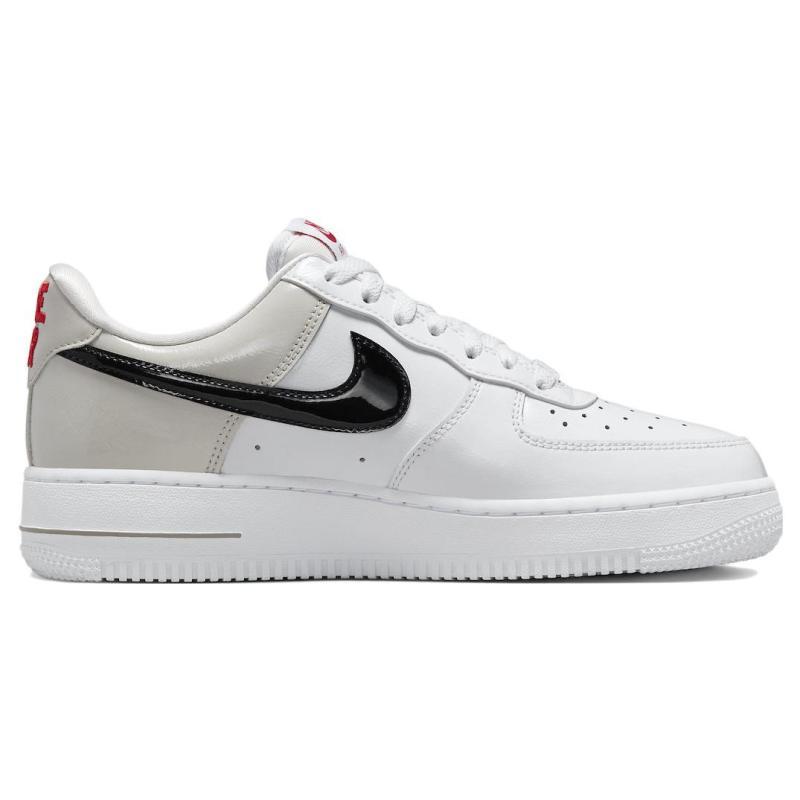 Nike Air Force 1 07 Essential White Iron Ore Patent Women's Sneakers DQ7570-001