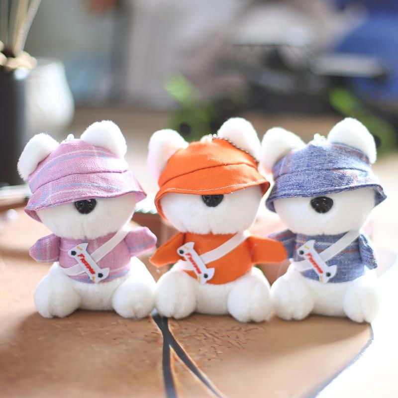Precious Bunny Plush Keychain Soft Short Plush Bag Decoration Doll