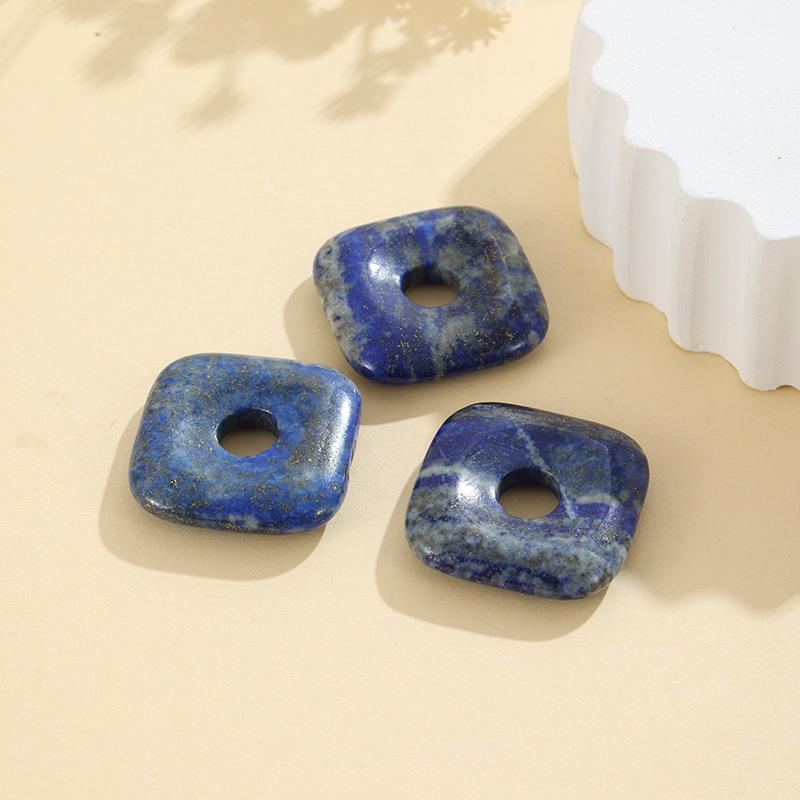 30mm Naturstein Kristall Achat Pi Xiu Quadrat DIY Schmuckzubehör