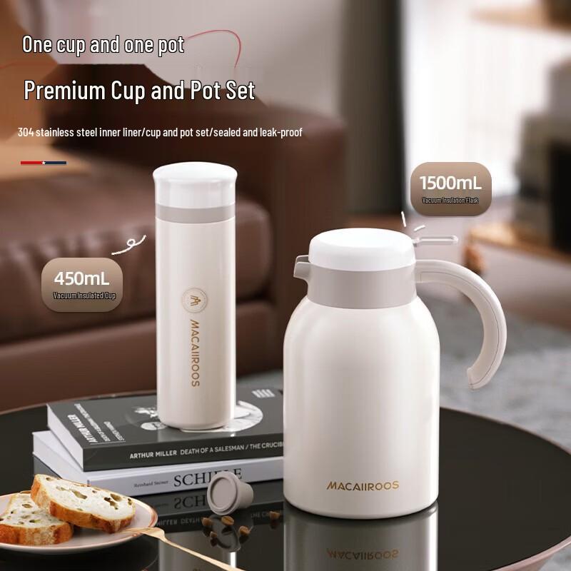 Macaiiroos 304 Stainless Steel Vacuum Flask Set